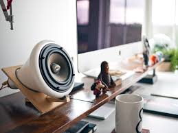 white speaker